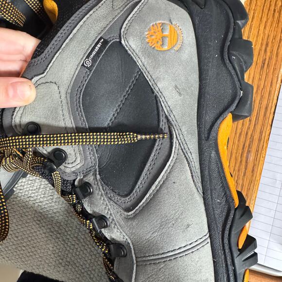 Timberland Mt. Maddsen Mid Waterproof Hiking Boot Men 12 Gray Lace Up Gorpcore - Picture 9 of 10